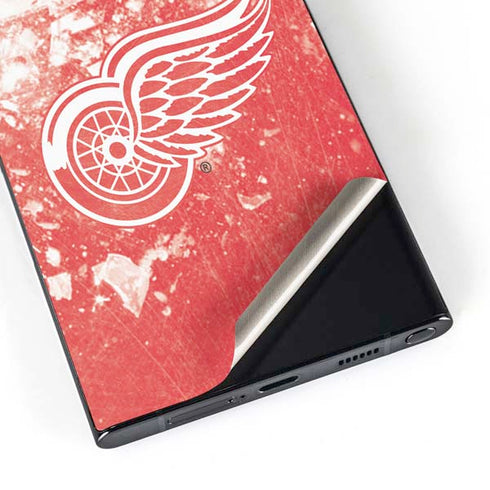 NHL Detroit Red Wings Frozen Galaxy S25 Ultra Skin